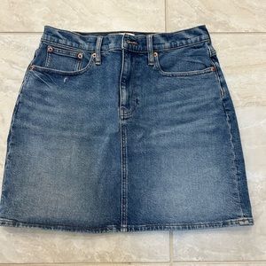 New without tags J Crew denim mini skirt.